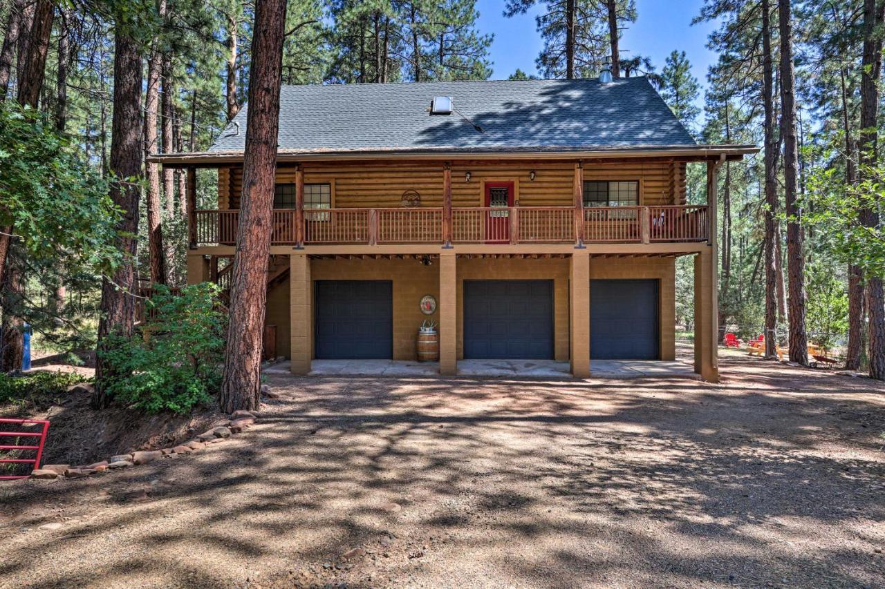 Strawberry Cabin With 2-Story Deck Dogs Welcome! Pine Dış mekan fotoğraf