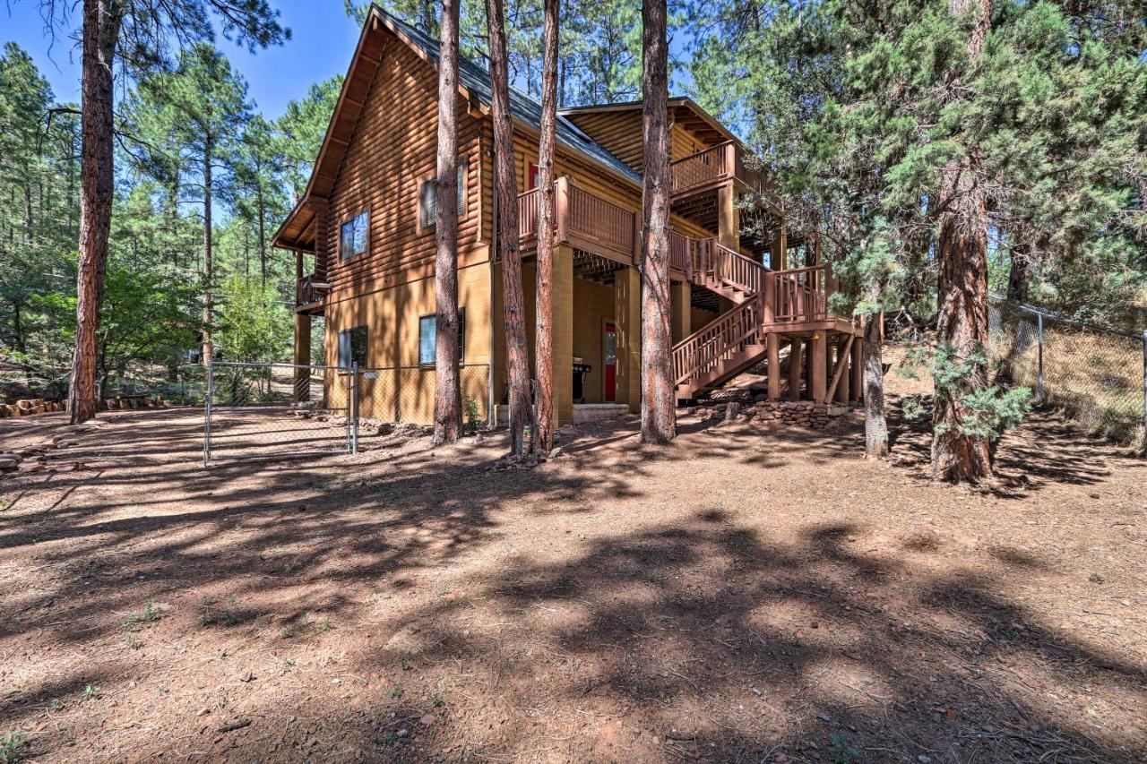 Strawberry Cabin With 2-Story Deck Dogs Welcome! Pine Dış mekan fotoğraf